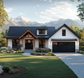 Contemporary Farmhouse Blueprint Set — Instant Digital Download