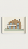 Modern Oak Residence Blueprint